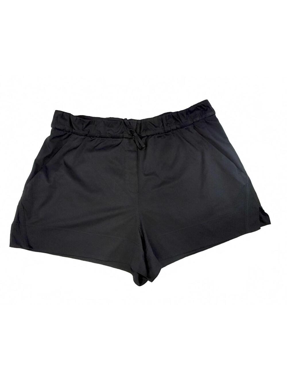 Lululemon | Stretch Woven Ruffle-Waist Short | Black Casual Active Mini | XL